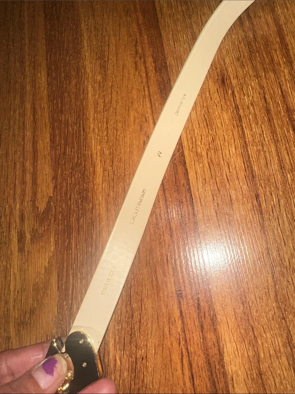 kate spade Gold Belt with Black Spade Buckle
